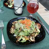 Geromes salad  at Gerome's Canadian Restaurant and Lounge in Gottenheim