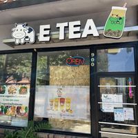 The place of my profile photo (ufo and cow)  at E Tea in Sacramento