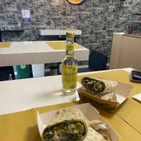 The curry burrito was absolutely divine!  at Serotonina in Rome