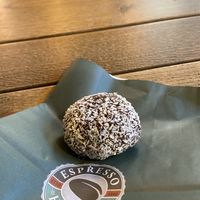 Vegan Chocolate boll 🍪  at Espresso House - Hovedbanegården in Copenhagen