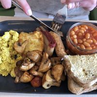 A small size breakfast.   at Plant Faced Coffee Shop in Hadleigh