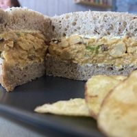 Coronation chickpea *chefs kiss*  at Plant Faced Coffee Shop in Hadleigh