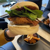 Christmas Bagel  at Plant Faced Coffee Shop in Hadleigh