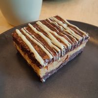 Mint choc cookie slab at Plant Faced Coffee Shop in Hadleigh