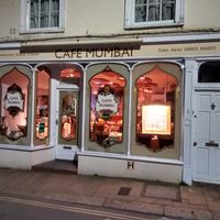 Cute exterior at Cafe Mumbai in Totnes