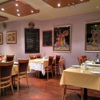 Dining room at Cafe Mumbai in Totnes