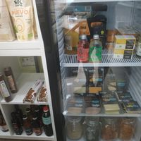 Refrigerator at Aloe Veggie in Zaragoza