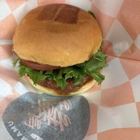 garden burger  at Umami Burger - Ariake Garden in Tokyo