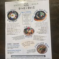 Menu 3/2022  at Made in House in Seattle