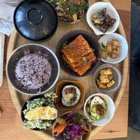 Daily Bento with spicy tofu  at Made in House in Seattle