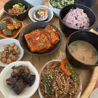 Vegan bento with spicy tofu  at Made in House in Seattle