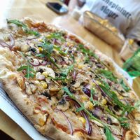 Vegan pizza, choose my own toppings at Loca in Tallinn