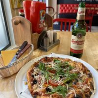 Vegan pizza   at Loca in Tallinn