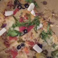 Half eaten Vegan Greeka at Loca in Tallinn