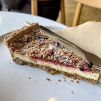 Berry cheesecake   at Grain and Grind in Inverness