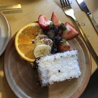 Vegan brownie  at BUNA in Lier