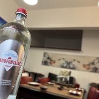 sparkling water  at Royal Tokyo Sushibar in Antwerpen