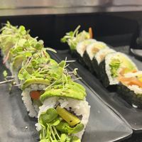 Vegan sushi rolls  at Isana in Kihei