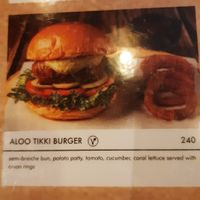 Burger at Bollywood in Phuket