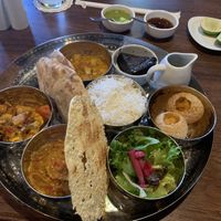 Thali. Not much flavour    at Bollywood in Phuket