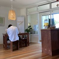 interior/entrance   at Santosha 산토샤 in Jeju