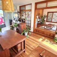 Inside restaurant at Santosha 산토샤 in Jeju