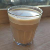 Latte (very strong) at Two Old Goats  in Market Harborough