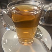 Delicious spiced tea on a chilly evening  at La Vegan in Toronto