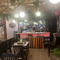 Lovely interior  at La Vegan in Toronto