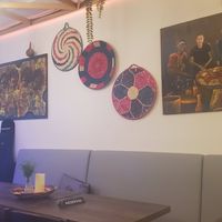 Decor at La Vegan in Toronto