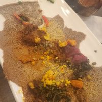 Ate as much of the Veggie Platter as one person could at La Vegan in Toronto