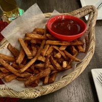 Crispy Baked Sweet Potato  at La Vegan in Toronto