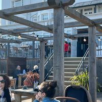 Outside terrace facing the sea. at The Royal Albion in Broadstairs