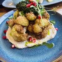 Fried cauliflower   at Carola Ann's in Mossel Bay