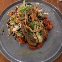 Eggplant at Carola Ann's in Mossel Bay