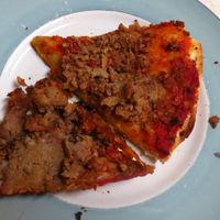 This is fresh made pizza from Jim's pizzeria Chilliwack… And they blamed me for it because they cannot do anything wrong. They're condescending rude just Horrible people at Jims Pizzeria - downtown in Chilliwack