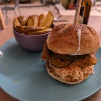 Burger at Tulia in Medellin