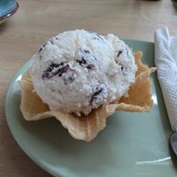Great ice cream!! Rum and raisin at Tulia in Medellin