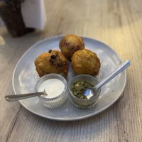 Papas rellenas   at Tulia in Medellin