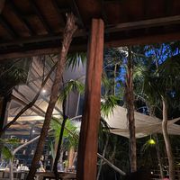 Open kitchen at kitchen table in Tulum