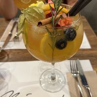 Cava sangria  at Mimo's Born in Barcelona
