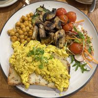 The Inn vegan breakfast   at The Beekeepers Inn in Vittoria