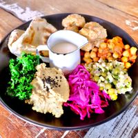 Vegan feast at Source Foods in Perth