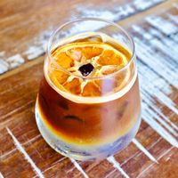 Coffee tonic at Source Foods in Perth