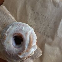 vegan cinnamon donut at Source Foods in Perth