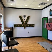 Nice countertop to eat inside, takeout also available    at Sir Vegaani in Roanoke