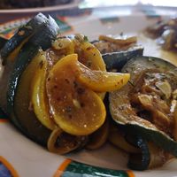 Summer squash and zucchini  at Sir Vegaani in Roanoke