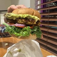 Quinoa burger loaded with guac   at Sir Vegaani in Roanoke