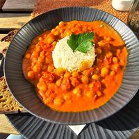 Kokos kirchererbsen curry at Cafe Velcome in Witten