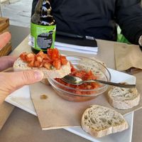 Vegan brusctetta   at Spaccio Alimentare in Florence